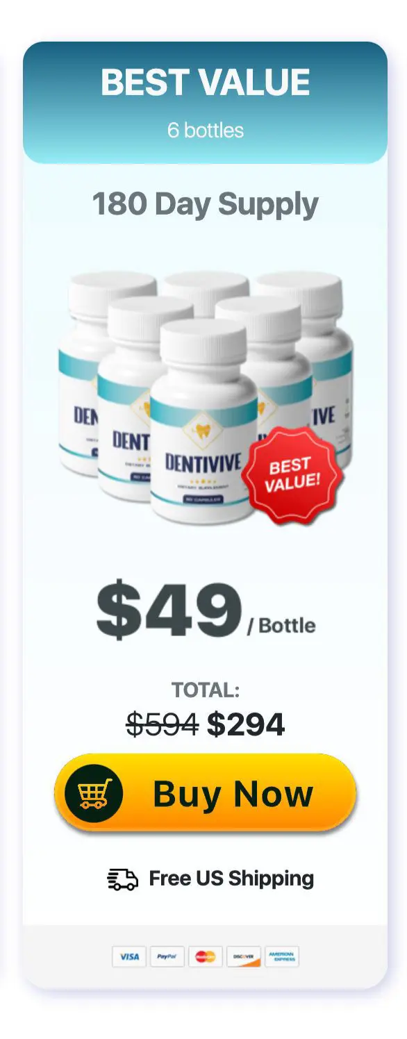 Buy DentiVive 6 bottles